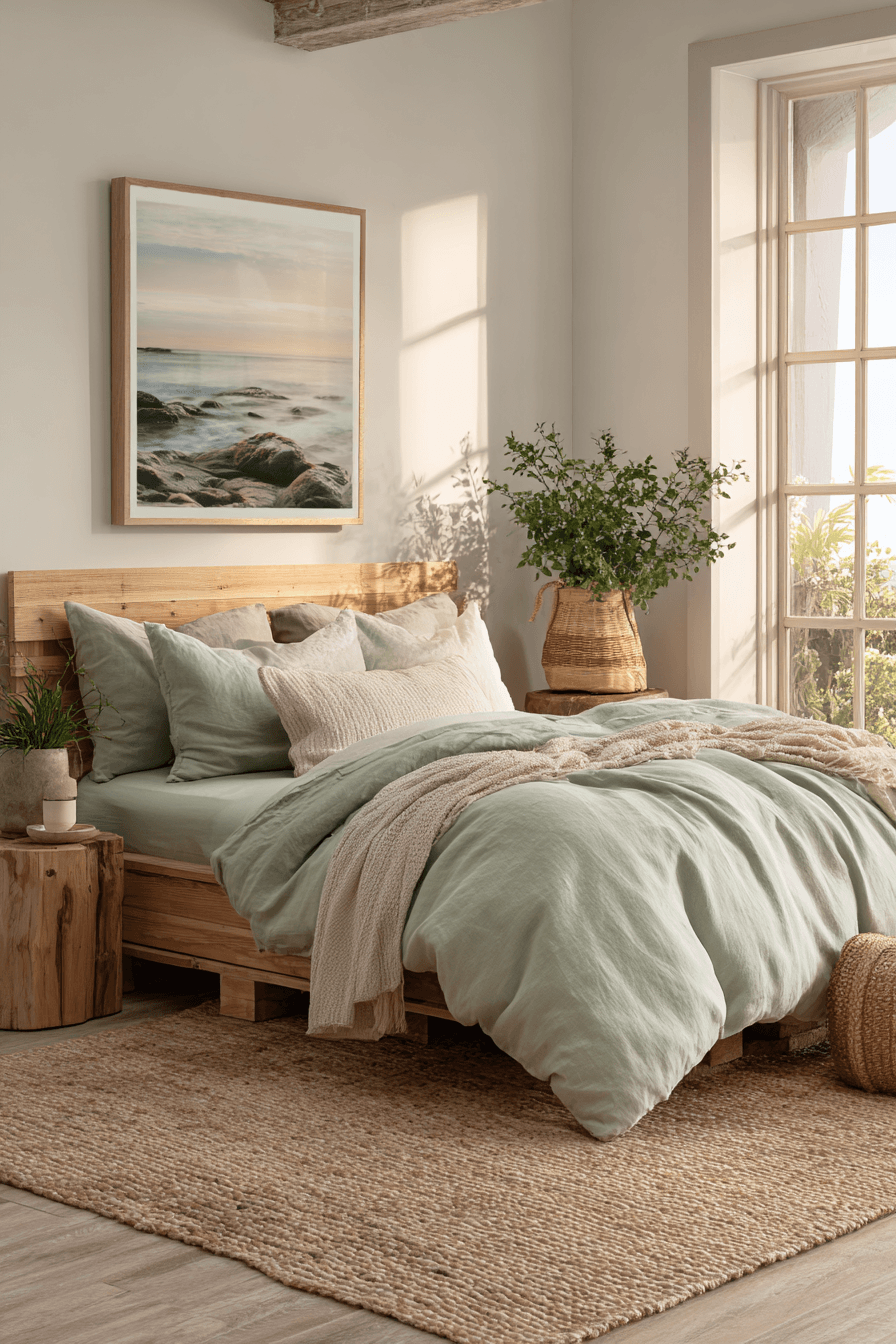 27 Sage Green Farmhouse Bedroom Ideas That Will Transform Your Sleep Sanctuary 12 27 Sage Green Farmhouse Bedroom Ideas That Will Transform Your Sleep Sanctuary