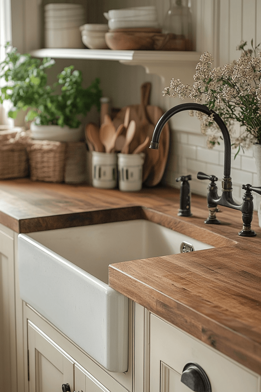 27 Farmhouse Kitchen Decor Ideas That Will Transform Your Space Into a Rustic Haven 13 27 Farmhouse Kitchen Decor Ideas That Will Transform Your Space Into a Rustic Haven