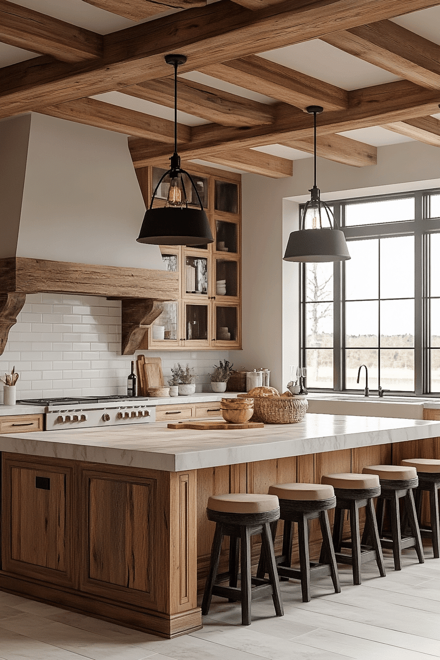 27 Farmhouse Kitchen Decor Ideas That Will Transform Your Space Into a Rustic Haven 15 27 Farmhouse Kitchen Decor Ideas That Will Transform Your Space Into a Rustic Haven