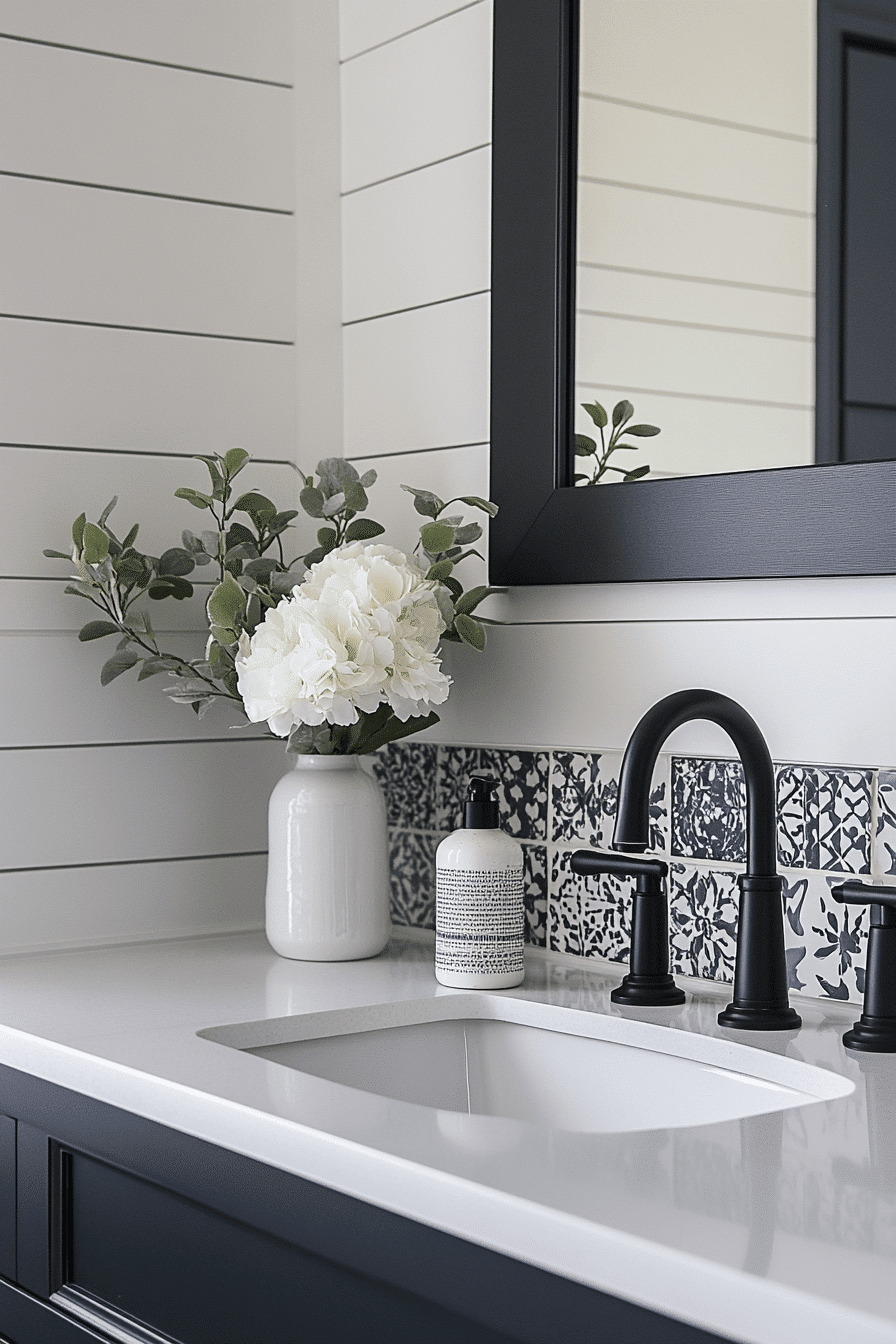 27 Powder Room Ideas That Will Turn Your Tiny Bathroom Into a Showstopping Retreat 15 27 Powder Room Ideas That Will Turn Your Tiny Bathroom Into a Showstopping Retreat