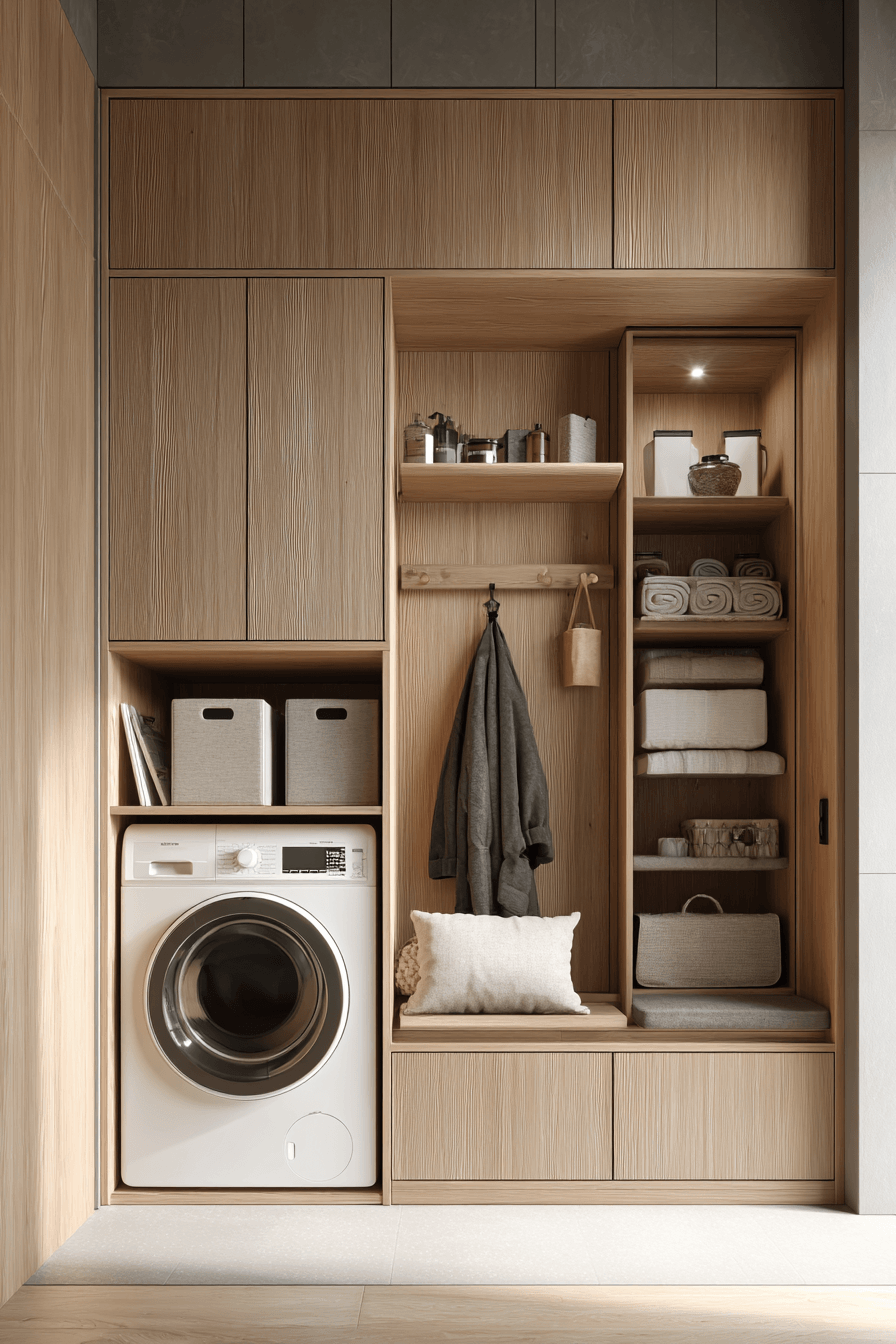 27 Japandi Mudroom Ideas That Will Make Coming Home Feel Like a Breath of Fresh Air 15 27 Japandi Mudroom Ideas That Will Make Coming Home Feel Like a Breath of Fresh Air