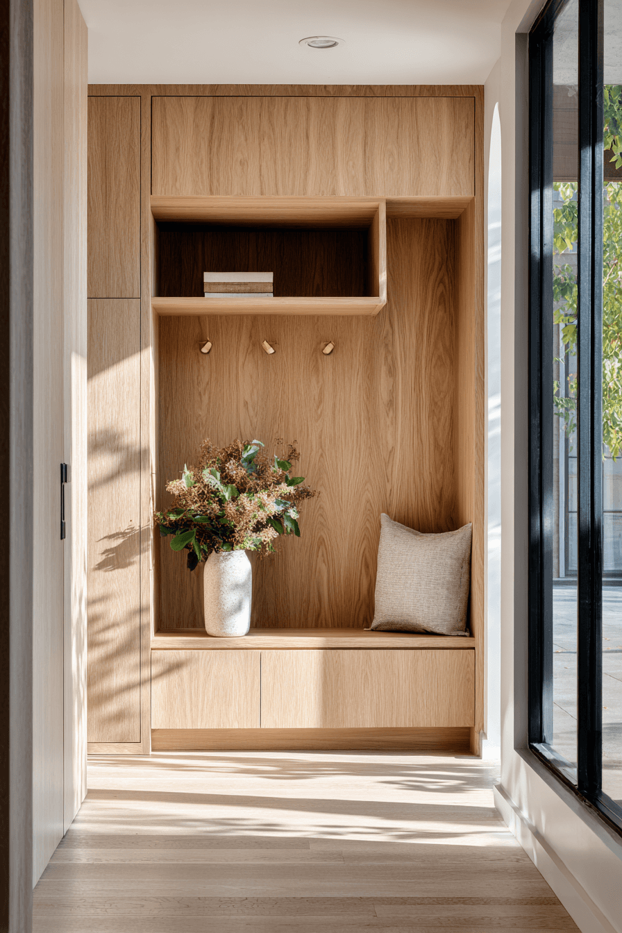 27 Japandi Mudroom Ideas That Will Make Coming Home Feel Like a Breath of Fresh Air 16 27 Japandi Mudroom Ideas That Will Make Coming Home Feel Like a Breath of Fresh Air