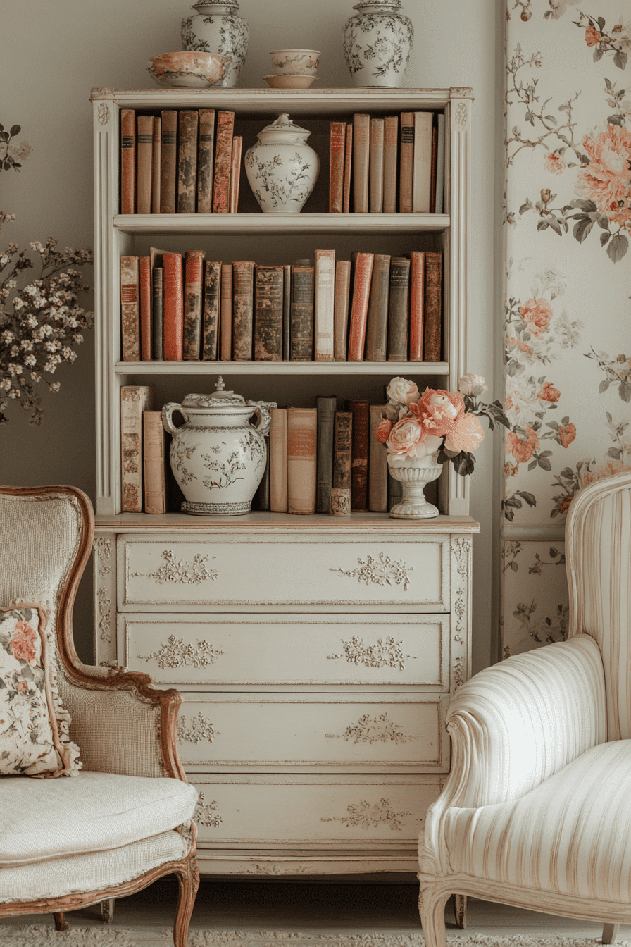 27 Antique Bookshelf Ideas That Will Make Your Home Library Look Like a Masterpiece 16 27 Antique Bookshelf Ideas That Will Make Your Home Library Look Like a Masterpiece