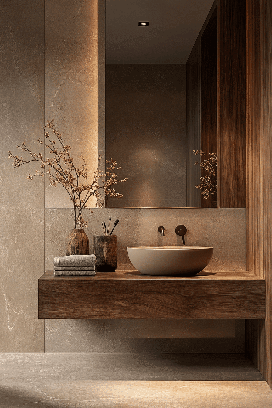 27 Powder Room Ideas That Will Turn Your Tiny Bathroom Into a Showstopping Retreat 16 27 Powder Room Ideas That Will Turn Your Tiny Bathroom Into a Showstopping Retreat