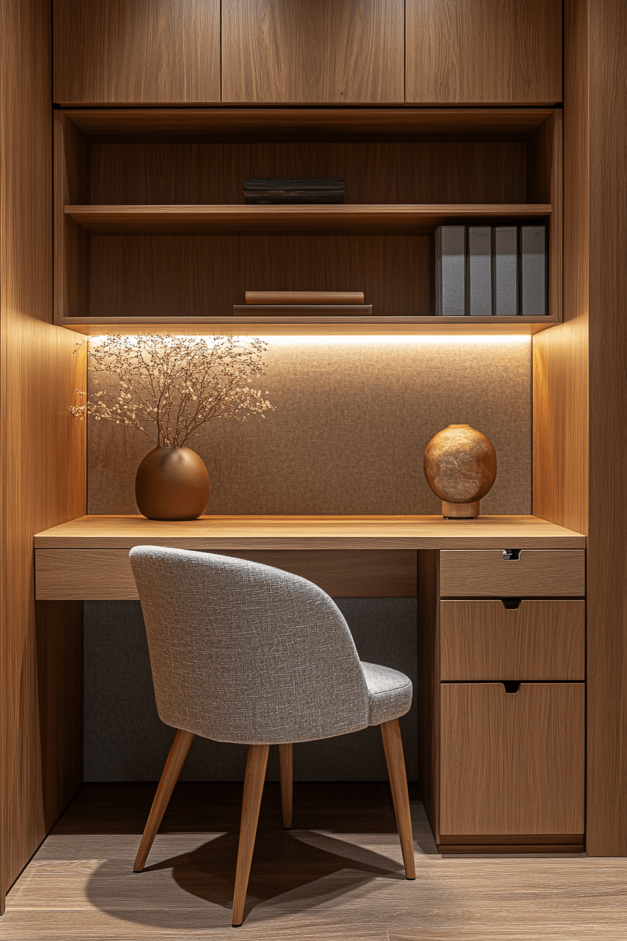 27 Japandi Office Ideas That Will Transform Your Workspace Into a Sanctuary of Focus 17 27 Japandi Office Ideas That Will Transform Your Workspace Into a Sanctuary of Focus