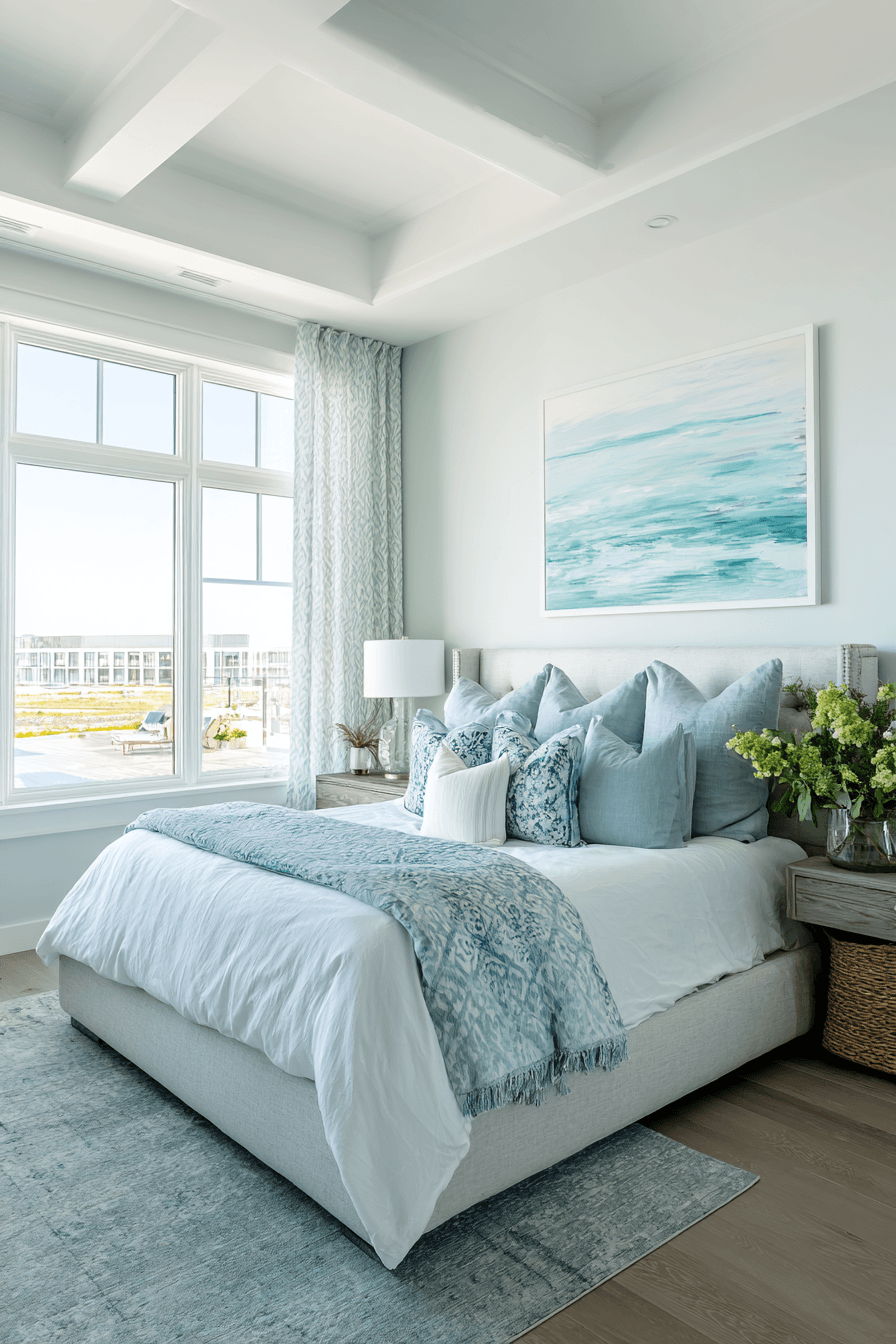 27 Coastal Master Bedroom Ideas That Will Make You Feel Like Youre on Vacation 17 27 Coastal Master Bedroom Ideas That Will Make You Feel Like Youre on Vacation
