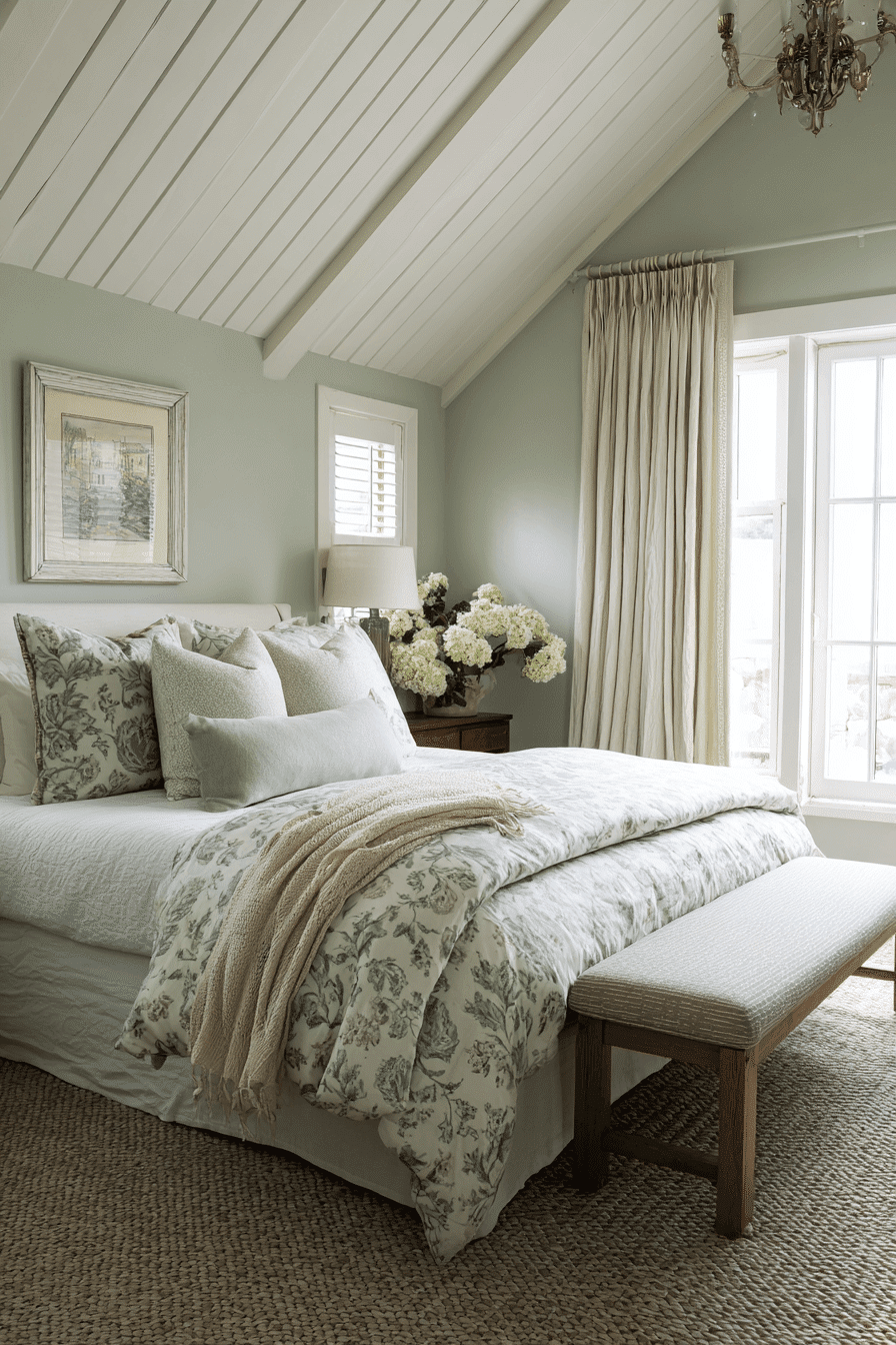27 Sage Green Farmhouse Bedroom Ideas That Will Transform Your Sleep Sanctuary 18 27 Sage Green Farmhouse Bedroom Ideas That Will Transform Your Sleep Sanctuary