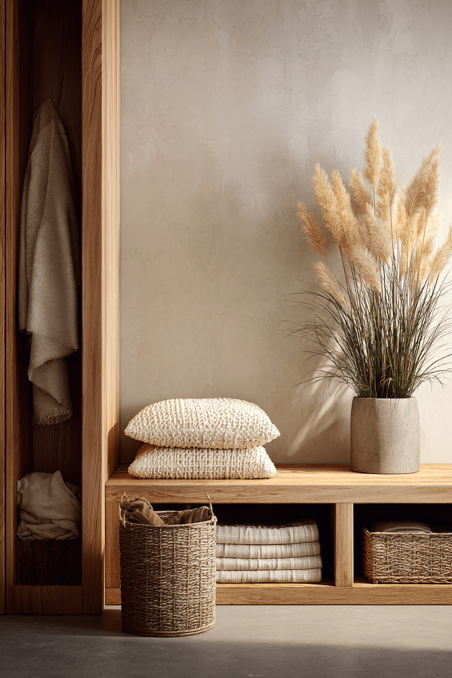 27 Japandi Mudroom Ideas That Will Make Coming Home Feel Like a Breath of Fresh Air 18 27 Japandi Mudroom Ideas That Will Make Coming Home Feel Like a Breath of Fresh Air