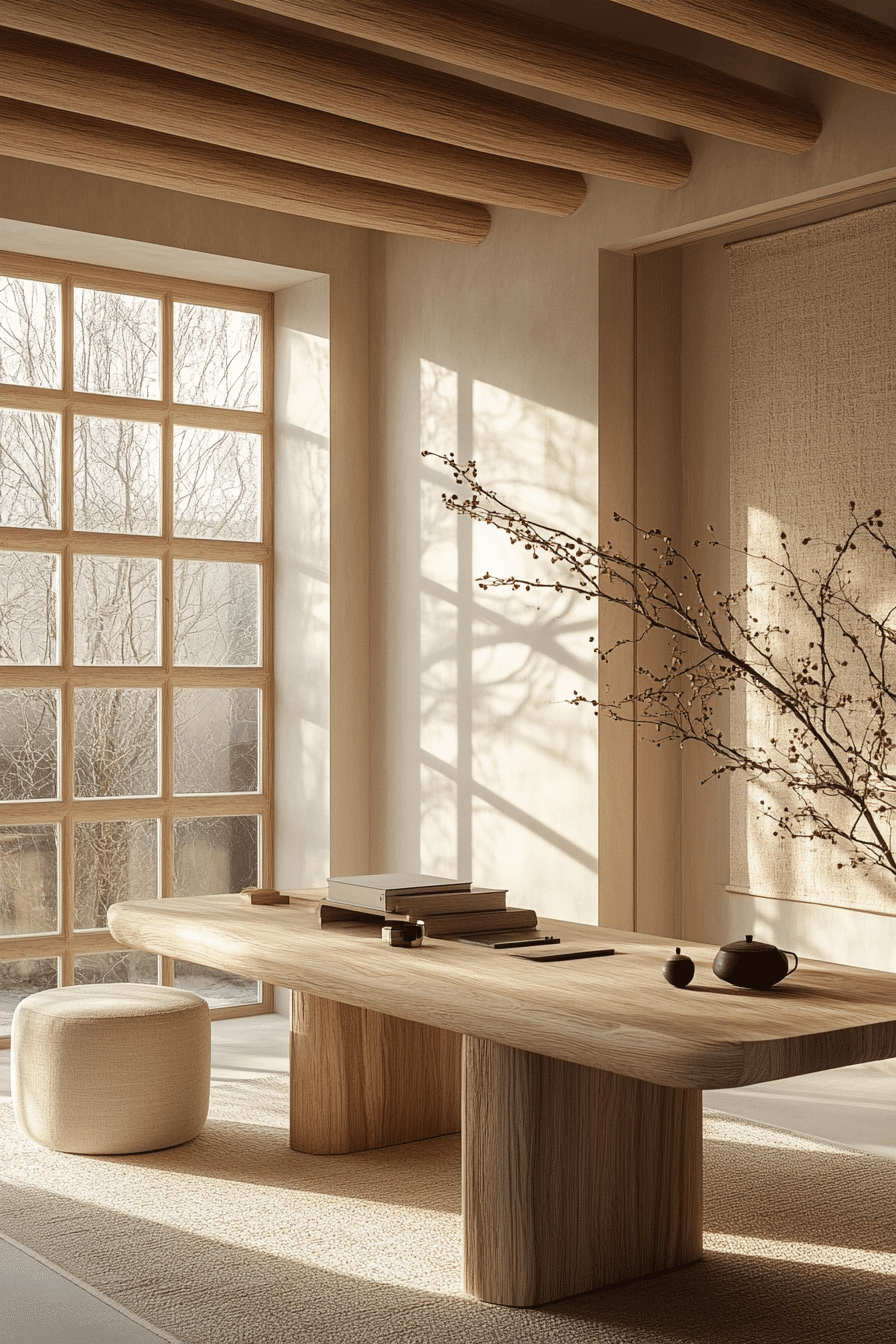 27 Japandi Office Ideas That Will Transform Your Workspace Into a Sanctuary of Focus 19 27 Japandi Office Ideas That Will Transform Your Workspace Into a Sanctuary of Focus