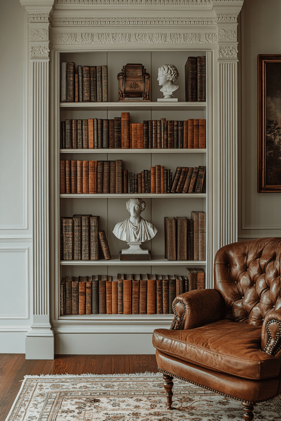27 Antique Bookshelf Ideas That Will Make Your Home Library Look Like a Masterpiece 20 27 Antique Bookshelf Ideas That Will Make Your Home Library Look Like a Masterpiece