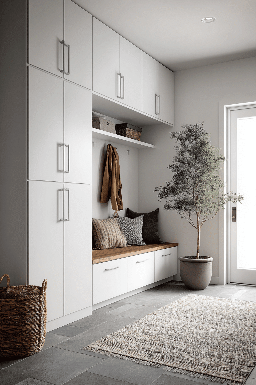 27 Japandi Mudroom Ideas That Will Make Coming Home Feel Like a Breath of Fresh Air 20 27 Japandi Mudroom Ideas That Will Make Coming Home Feel Like a Breath of Fresh Air