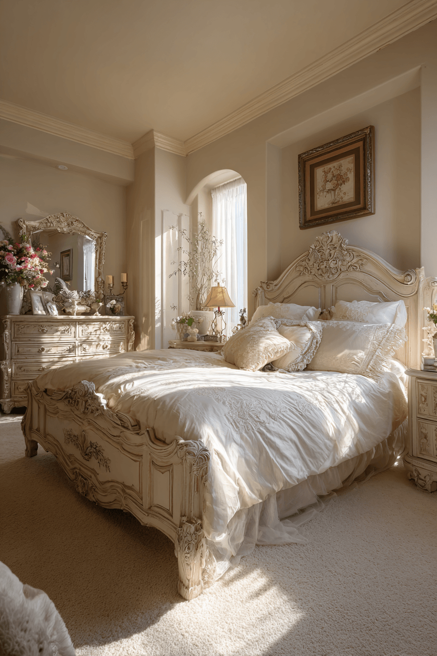 27 Antique Bedroom Ideas That Will Transport You to a More Elegant Era 20 27 Antique Bedroom Ideas That Will Transport You to a More Elegant Era