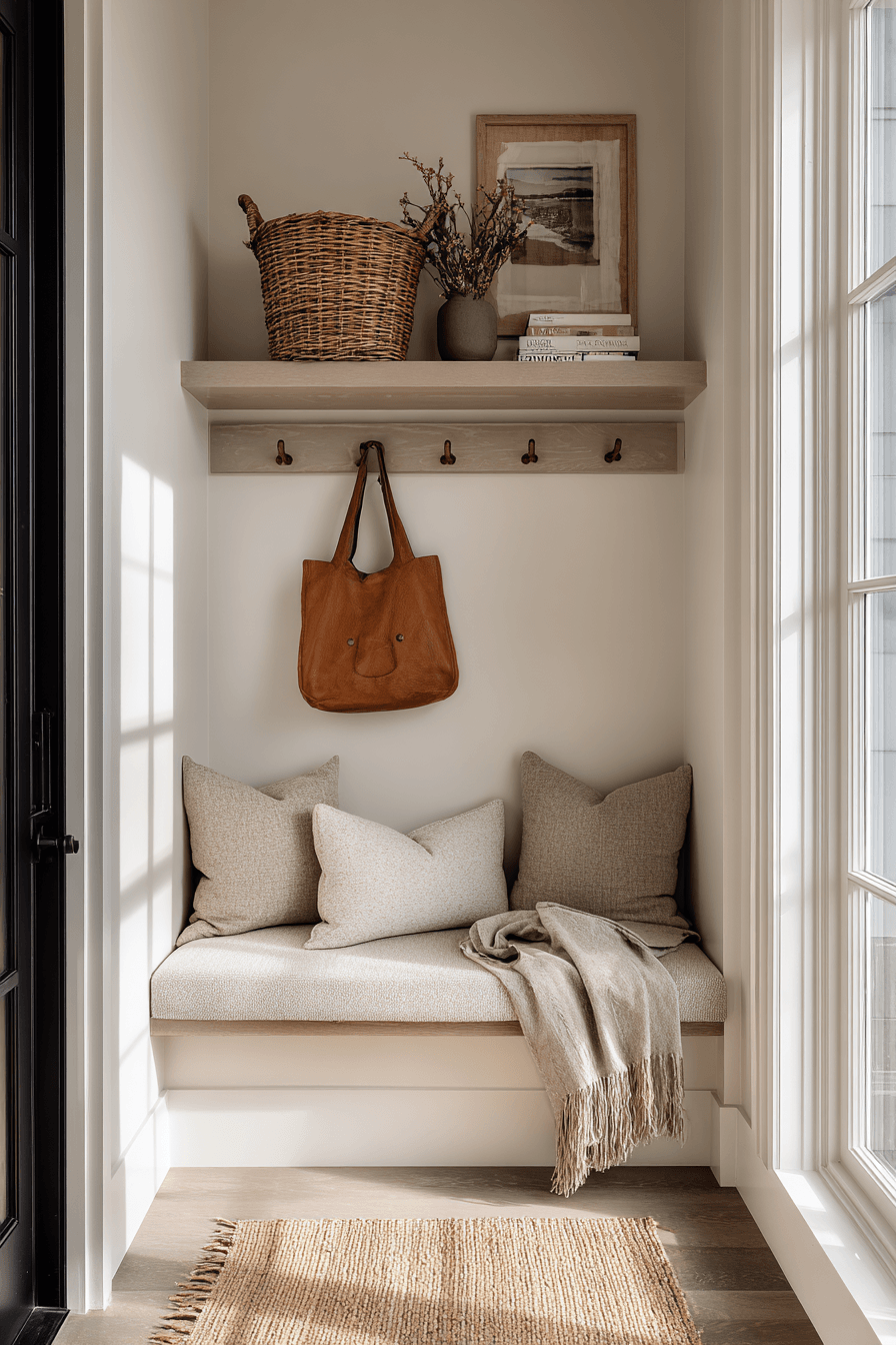 27 Japandi Mudroom Ideas That Will Make Coming Home Feel Like a Breath of Fresh Air 21 27 Japandi Mudroom Ideas That Will Make Coming Home Feel Like a Breath of Fresh Air
