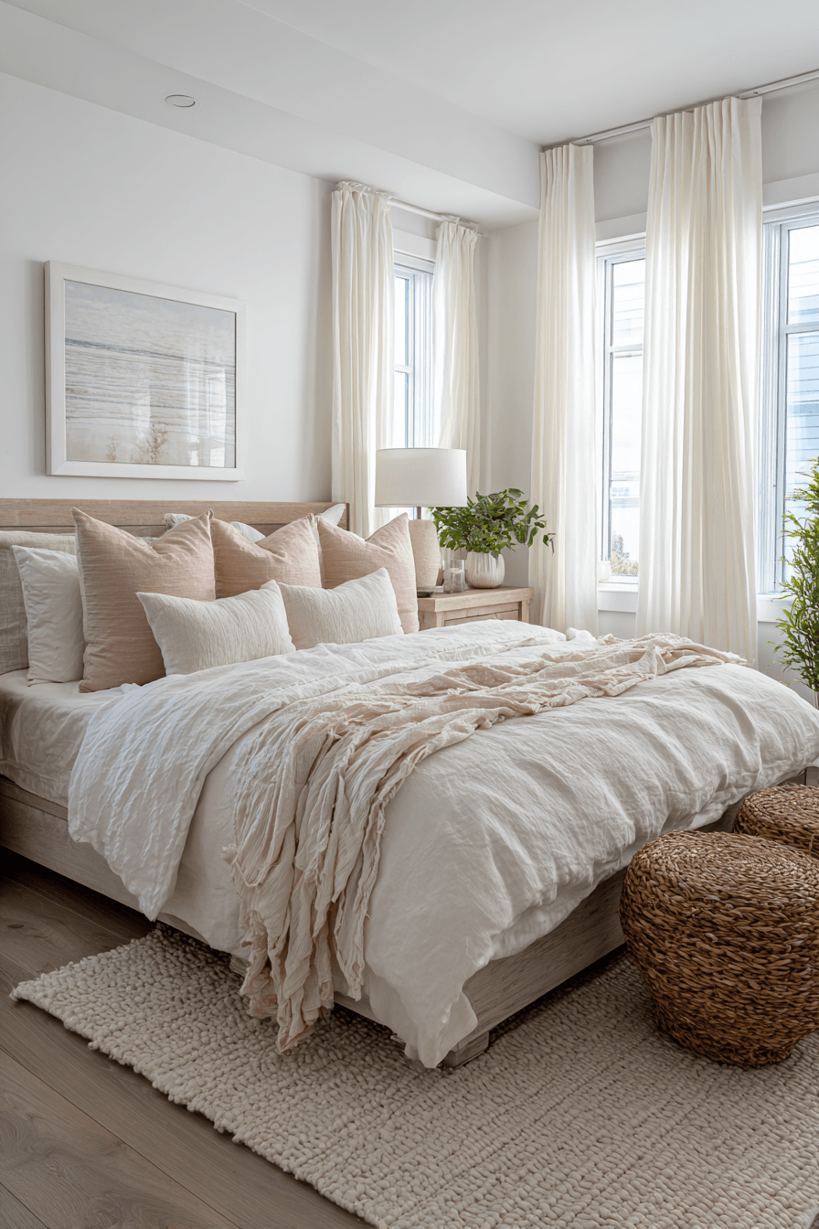 27 Coastal Master Bedroom Ideas That Will Make You Feel Like Youre on Vacation 21 27 Coastal Master Bedroom Ideas That Will Make You Feel Like Youre on Vacation