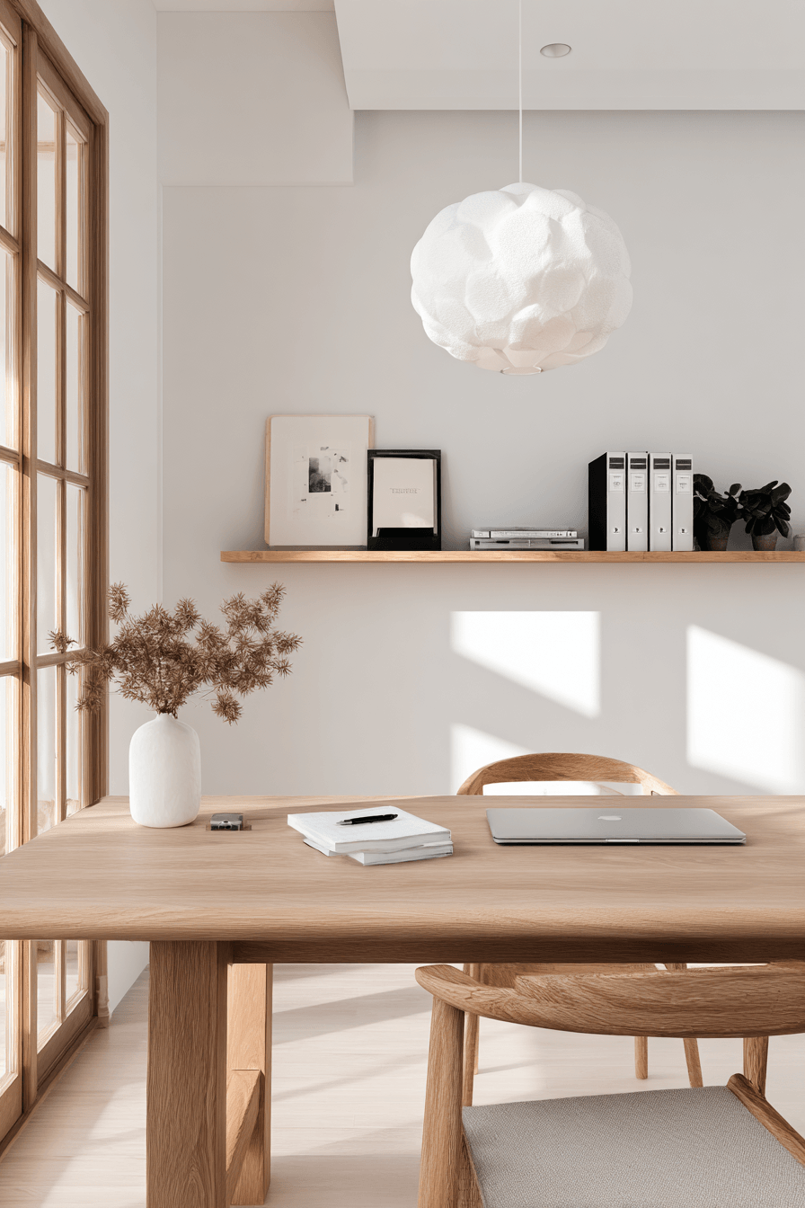 27 Japandi Office Ideas That Will Transform Your Workspace Into a Sanctuary of Focus 22 27 Japandi Office Ideas That Will Transform Your Workspace Into a Sanctuary of Focus