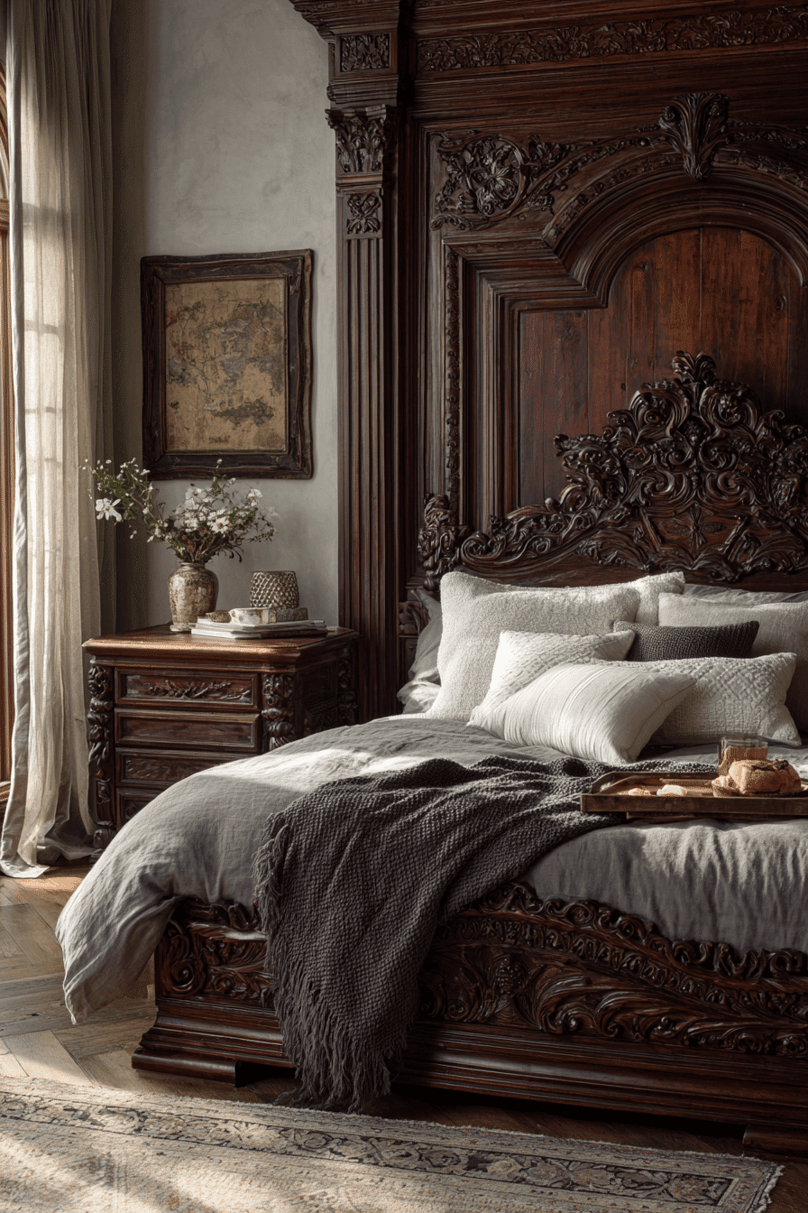 27 Antique Bedroom Ideas That Will Transport You to a More Elegant Era 23 27 Antique Bedroom Ideas That Will Transport You to a More Elegant Era