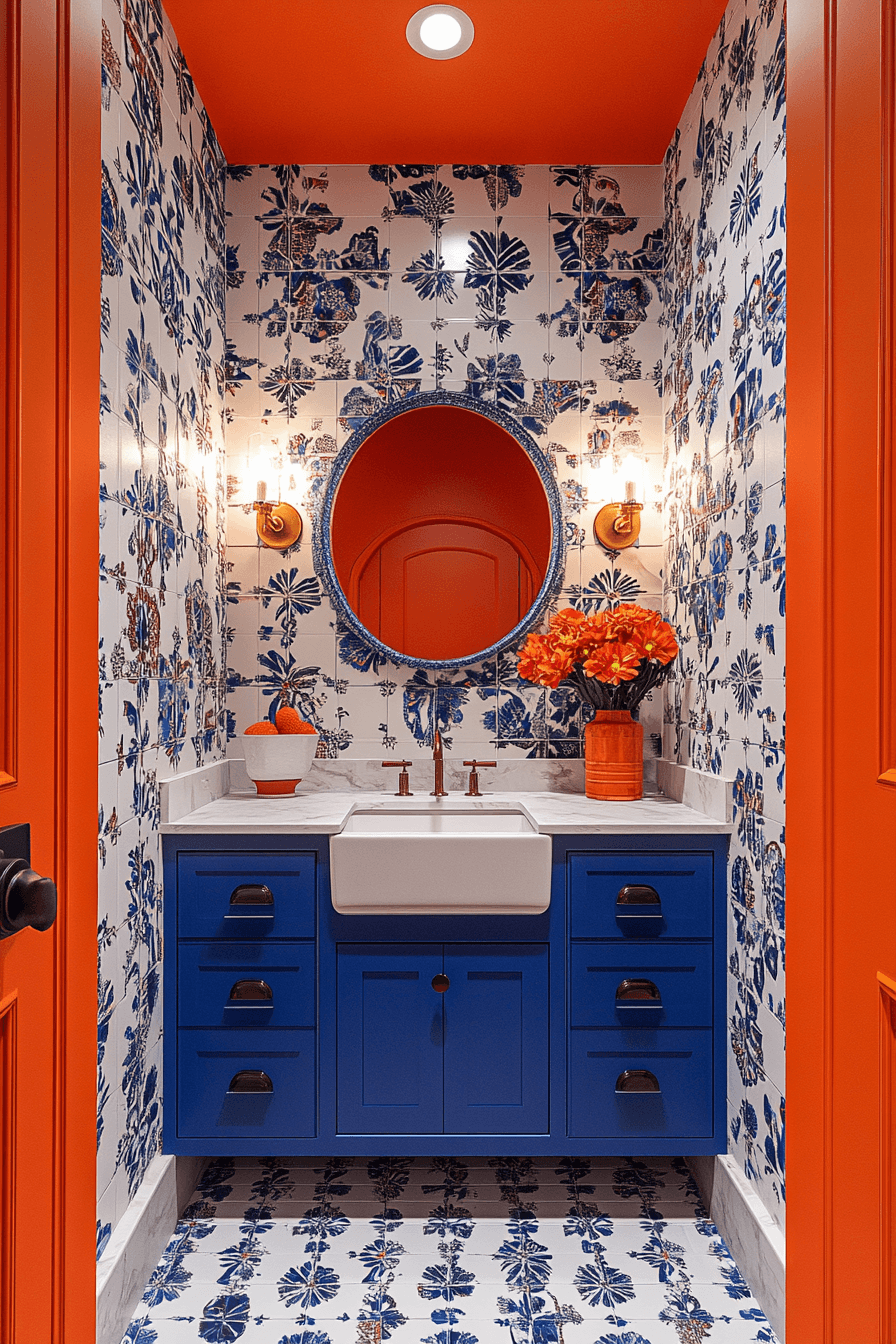 27 Powder Room Ideas That Will Turn Your Tiny Bathroom Into a Showstopping Retreat 24 27 Powder Room Ideas That Will Turn Your Tiny Bathroom Into a Showstopping Retreat