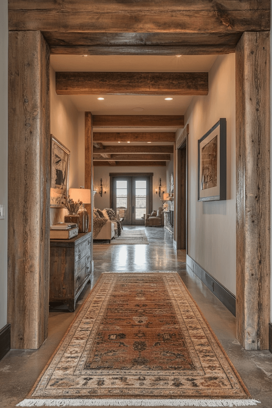 27 Rustic Hallway Ideas That Will Make Every Entry Feel Like Coming Home 24 27 Rustic Hallway Ideas That Will Make Every Entry Feel Like Coming Home