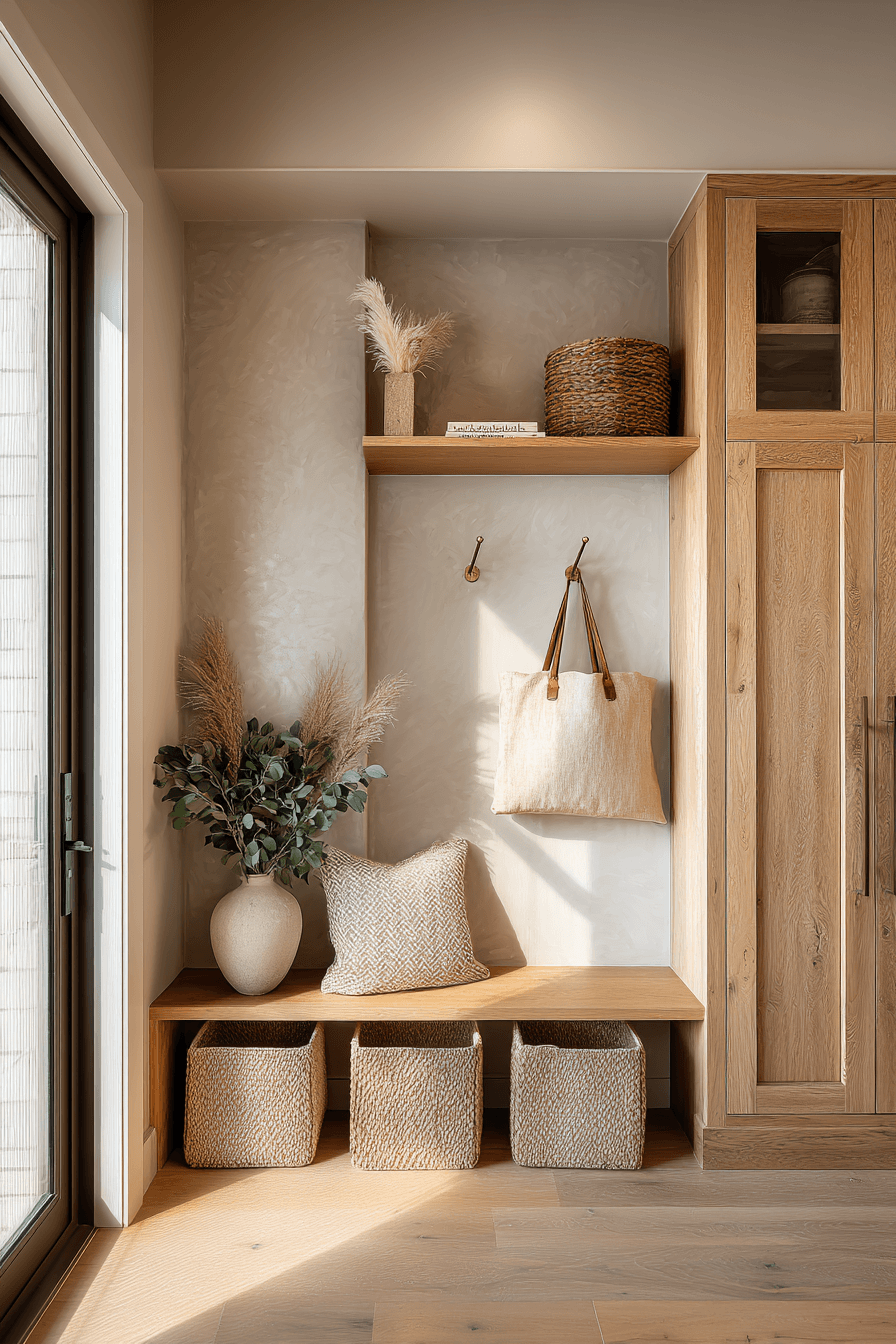 27 Japandi Mudroom Ideas That Will Make Coming Home Feel Like a Breath of Fresh Air 25 27 Japandi Mudroom Ideas That Will Make Coming Home Feel Like a Breath of Fresh Air