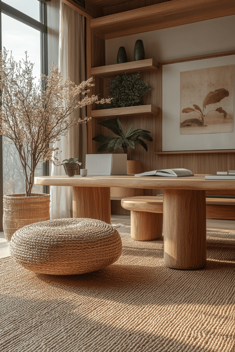 27 Japandi Office Ideas That Will Transform Your Workspace Into a Sanctuary of Focus 3 27 Japandi Office Ideas That Will Transform Your Workspace Into a Sanctuary of Focus
