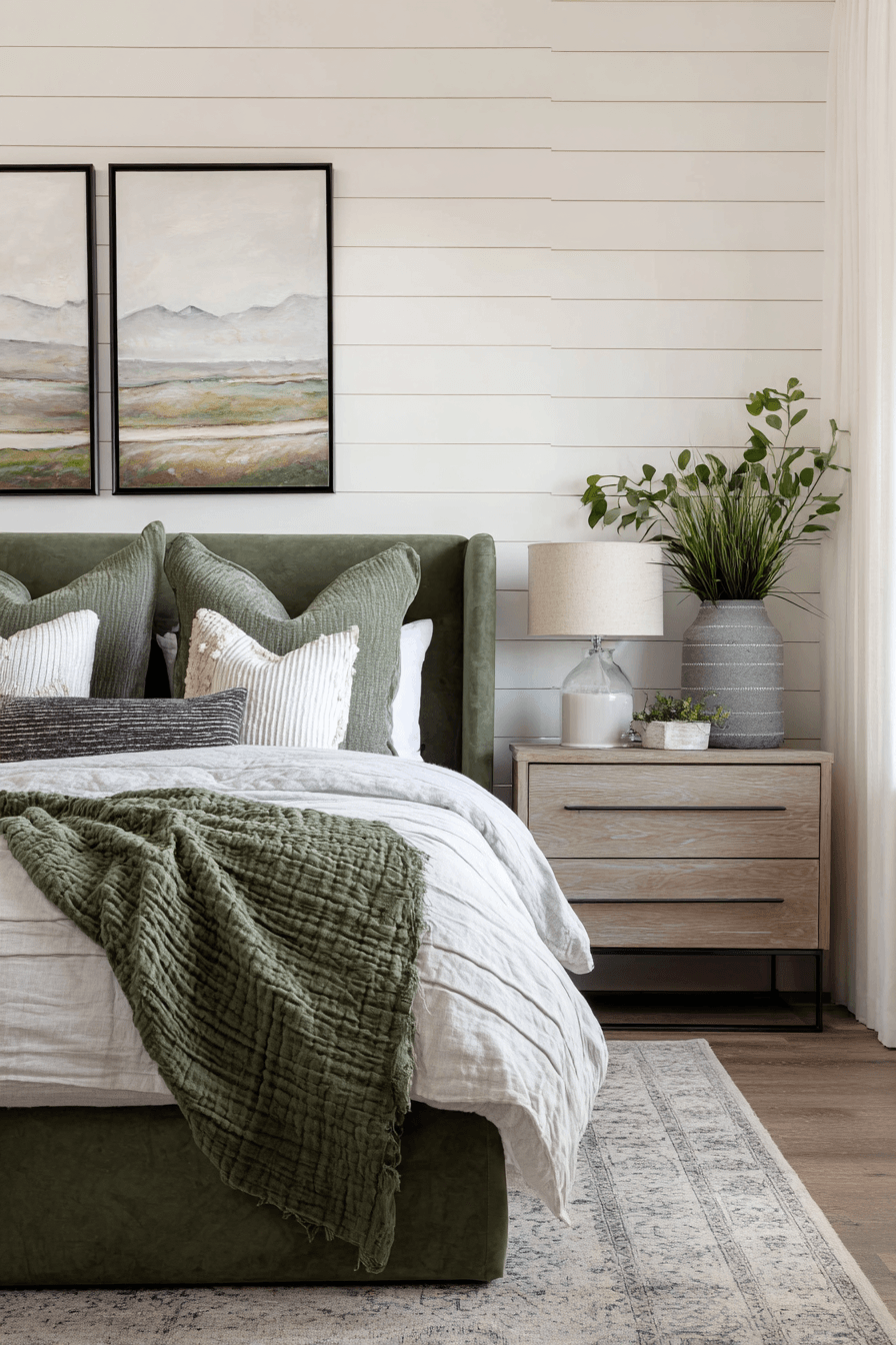 27 Sage Green Farmhouse Bedroom Ideas That Will Transform Your Sleep Sanctuary 4 27 Sage Green Farmhouse Bedroom Ideas That Will Transform Your Sleep Sanctuary