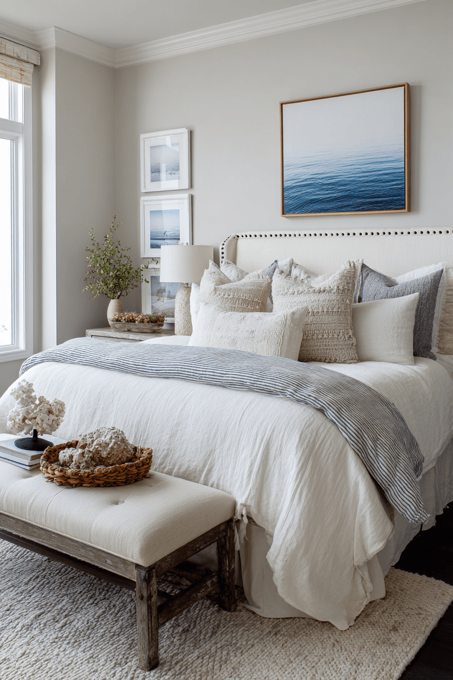 27 Coastal Master Bedroom Ideas That Will Make You Feel Like Youre on Vacation 4 27 Coastal Master Bedroom Ideas That Will Make You Feel Like Youre on Vacation