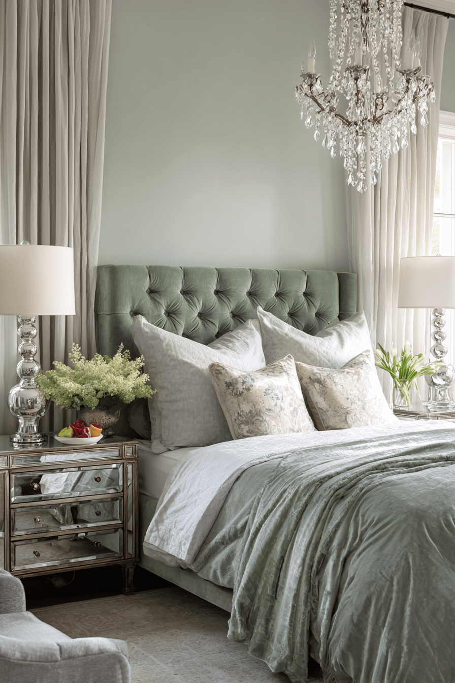 27 Sage Green Farmhouse Bedroom Ideas That Will Transform Your Sleep Sanctuary 5 27 Sage Green Farmhouse Bedroom Ideas That Will Transform Your Sleep Sanctuary