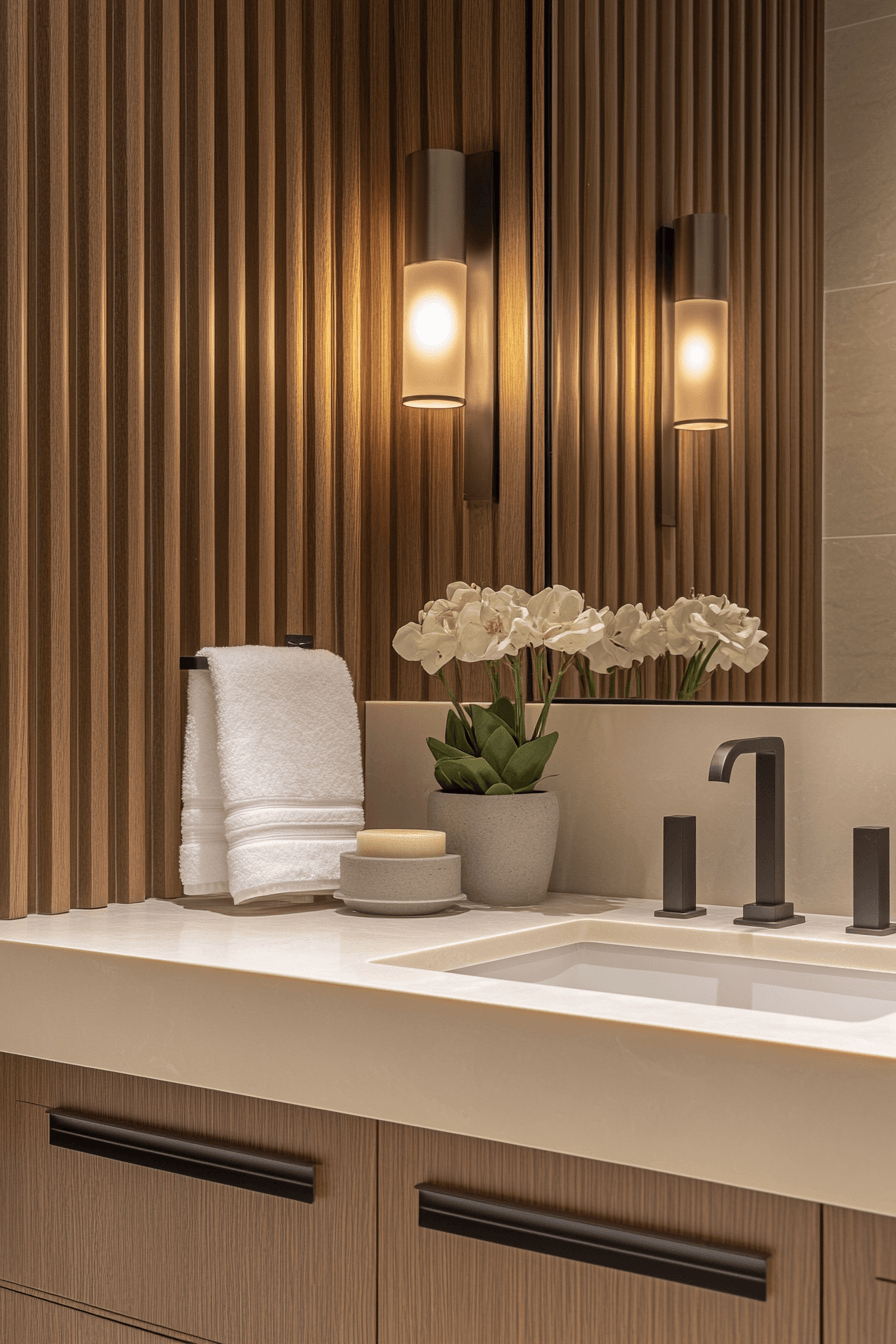 27 Powder Room Ideas That Will Turn Your Tiny Bathroom Into a Showstopping Retreat 5 27 Powder Room Ideas That Will Turn Your Tiny Bathroom Into a Showstopping Retreat
