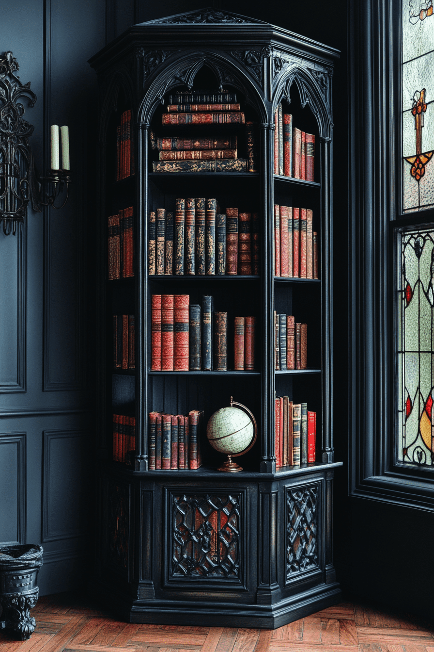 27 Antique Bookshelf Ideas That Will Make Your Home Library Look Like a Masterpiece 5 27 Antique Bookshelf Ideas That Will Make Your Home Library Look Like a Masterpiece
