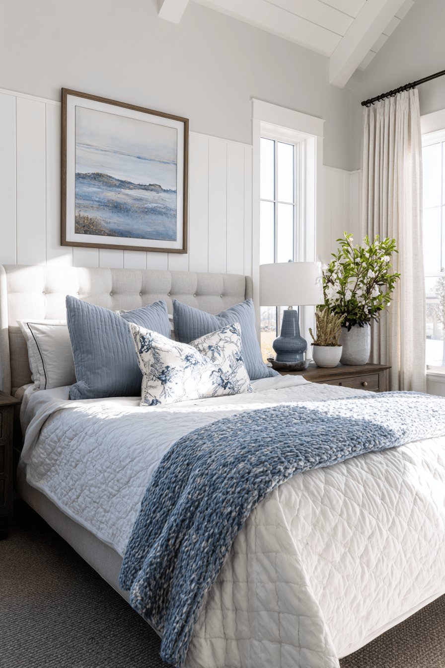 27 Coastal Master Bedroom Ideas That Will Make You Feel Like Youre on Vacation 7 27 Coastal Master Bedroom Ideas That Will Make You Feel Like Youre on Vacation