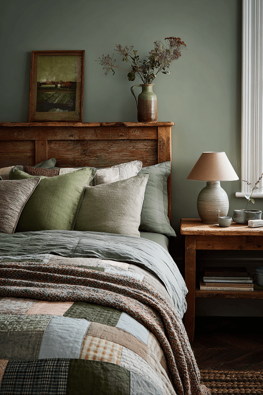 27 Sage Green Farmhouse Bedroom Ideas That Will Transform Your Sleep Sanctuary 8 27 Sage Green Farmhouse Bedroom Ideas That Will Transform Your Sleep Sanctuary