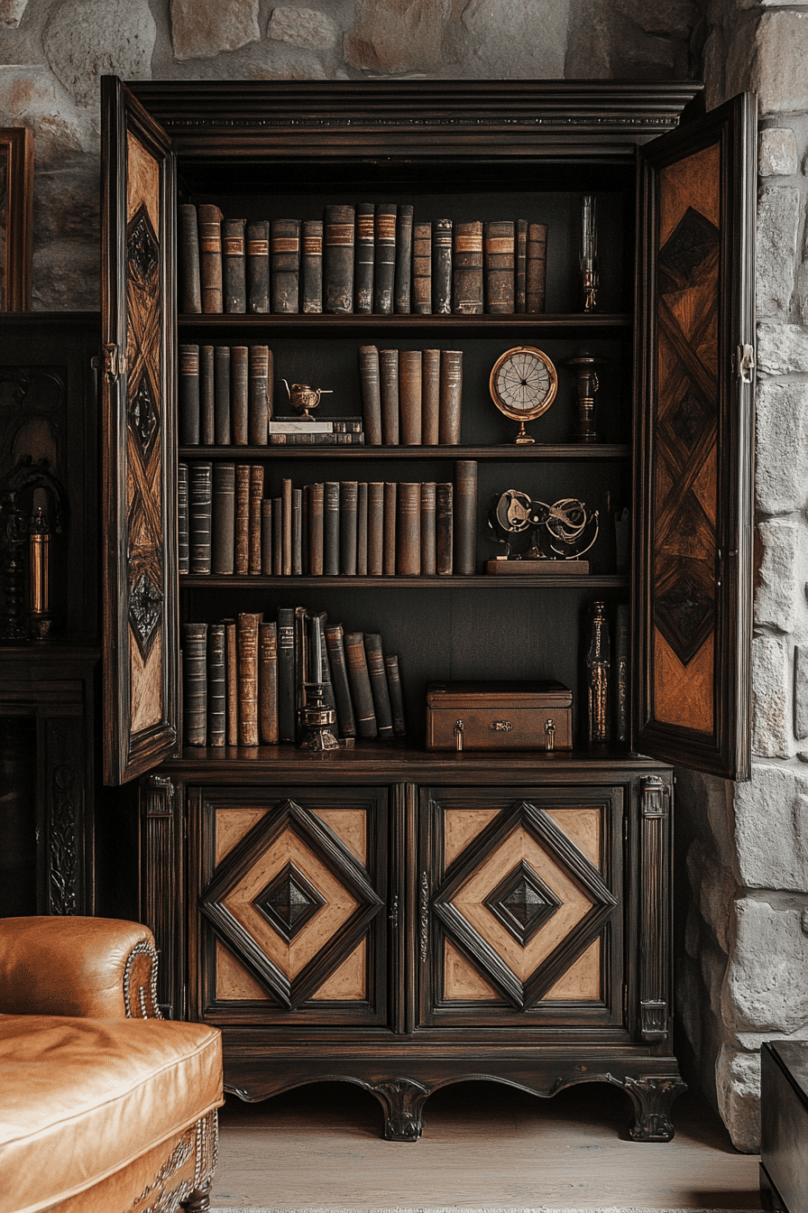 27 Antique Bookshelf Ideas That Will Make Your Home Library Look Like a Masterpiece 8 27 Antique Bookshelf Ideas That Will Make Your Home Library Look Like a Masterpiece