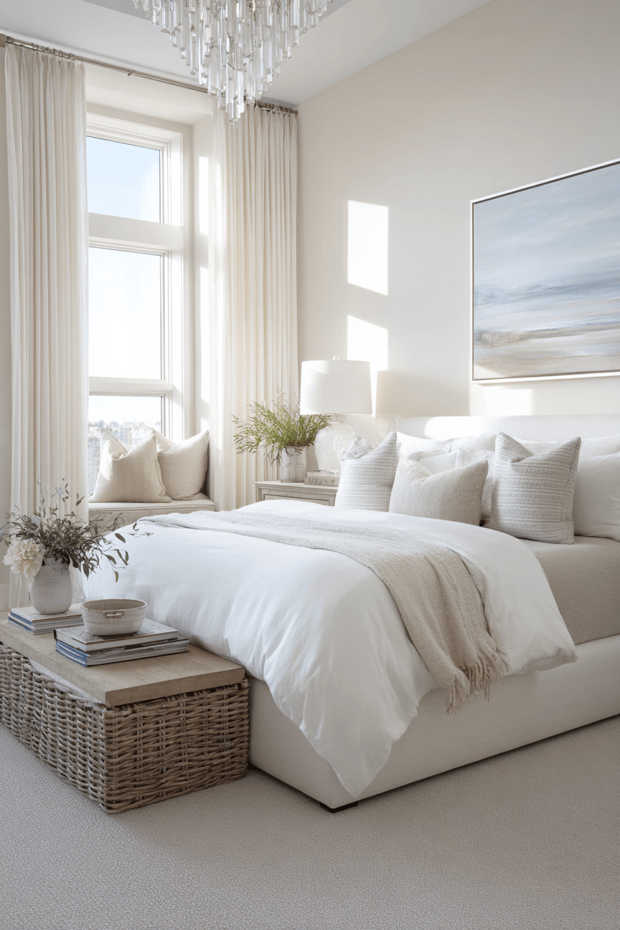 27 Coastal Master Bedroom Ideas That Will Make You Feel Like Youre on Vacation 8 27 Coastal Master Bedroom Ideas That Will Make You Feel Like Youre on Vacation